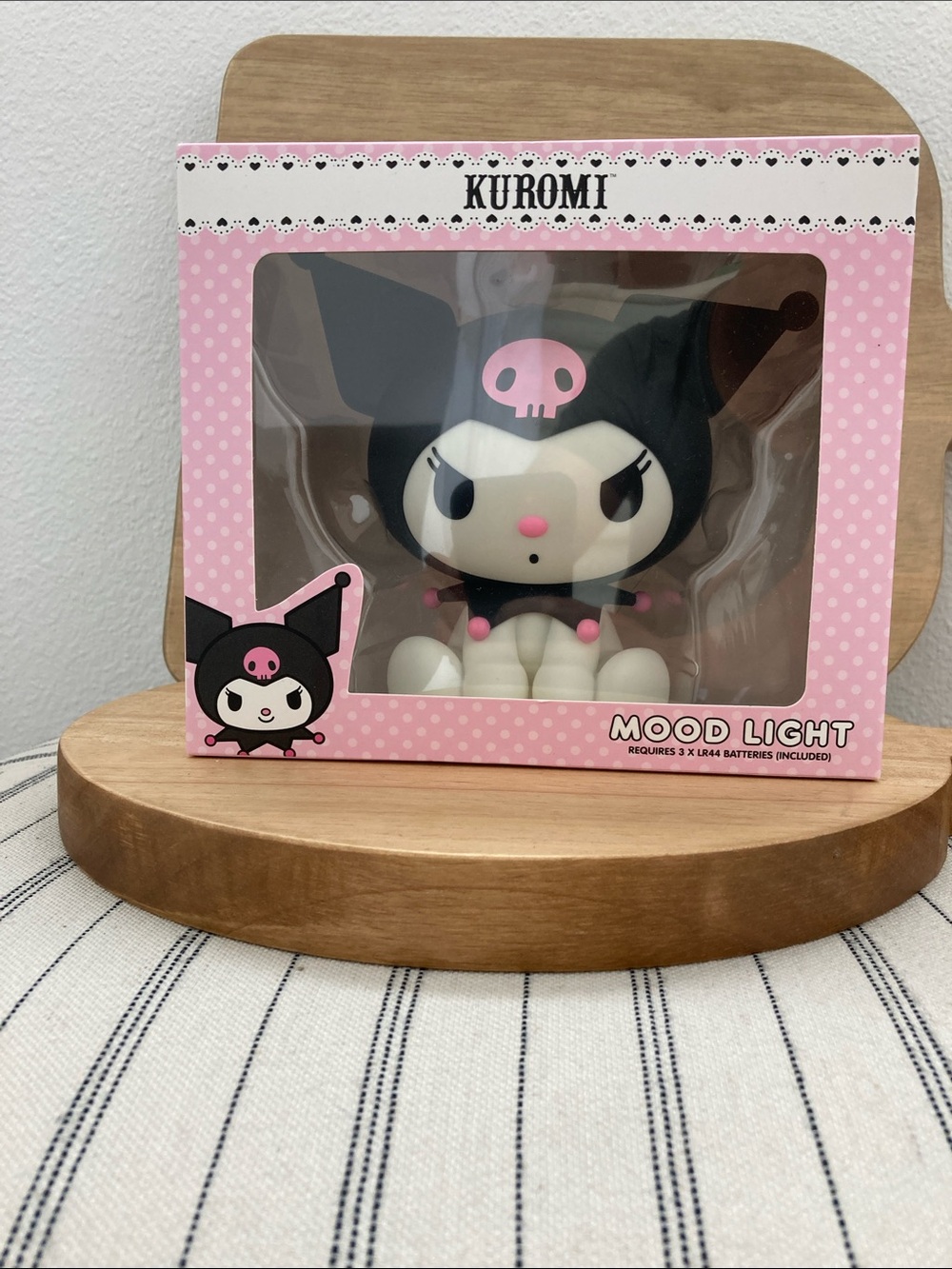 SALE! NWT Sanrio Kuromi Black & Pink Mood Light